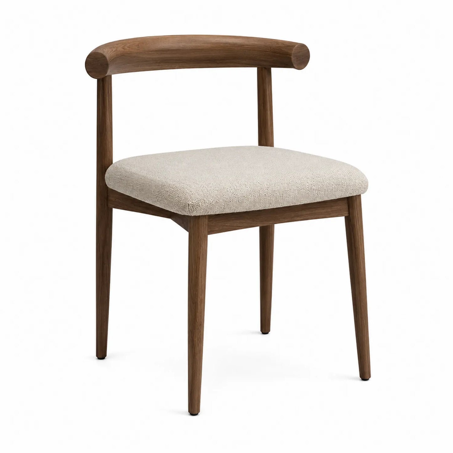 Krzesło drewniane tapicerowane 45cm Beżowe