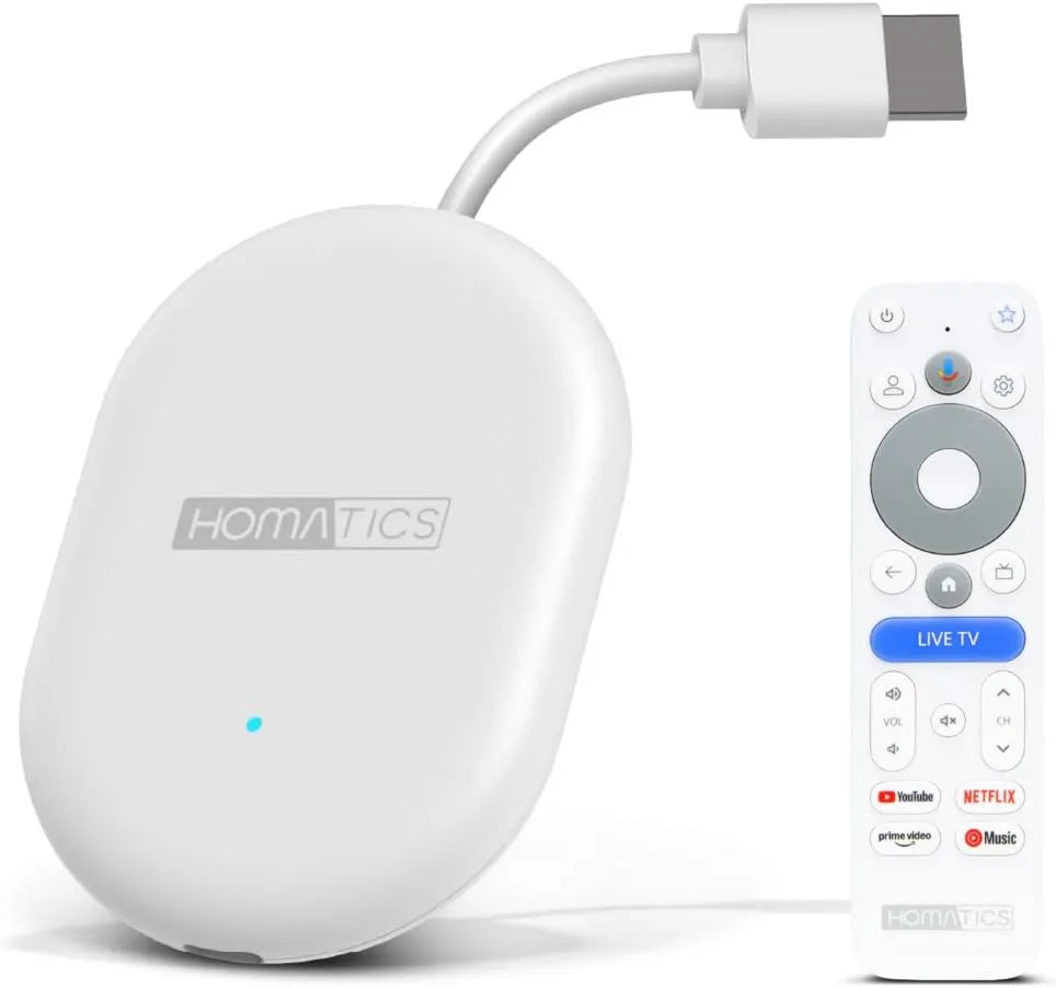 Homatics, Google Smart TV, TV, 4K UHD, WiFi, Bluetooth, Dolby, Pilot głosowy
