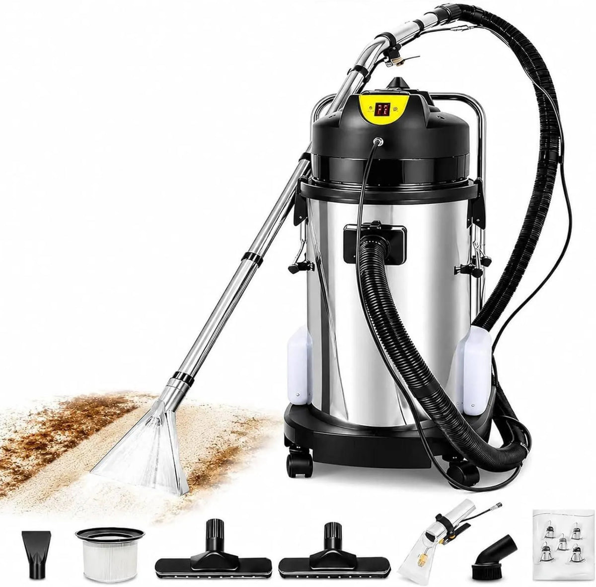 GAYAYAS odkurzacz piorący, Czyszczarka, kabel, 20 l, 87 PSI, 2, 5 m, 7 m, profesjonalny, do 20 l Sofas i 20 l Sofas