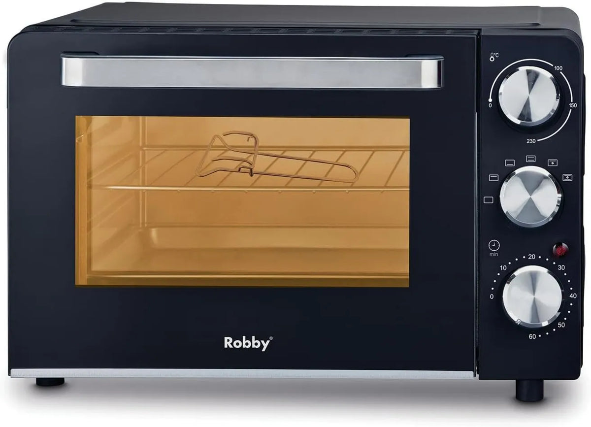 robby mini piekarnik, Romf45b, 45 l, 2000 W, piec wirujący 45 l 2000 w - światło - - Romf45b