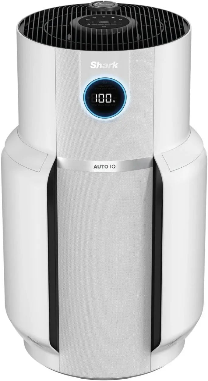 Shark oczyszczacz powietrza, HEPA 5 HP300EU, cichy, biały, 99, 97% alergeny, obejmuje 130 m², LED
