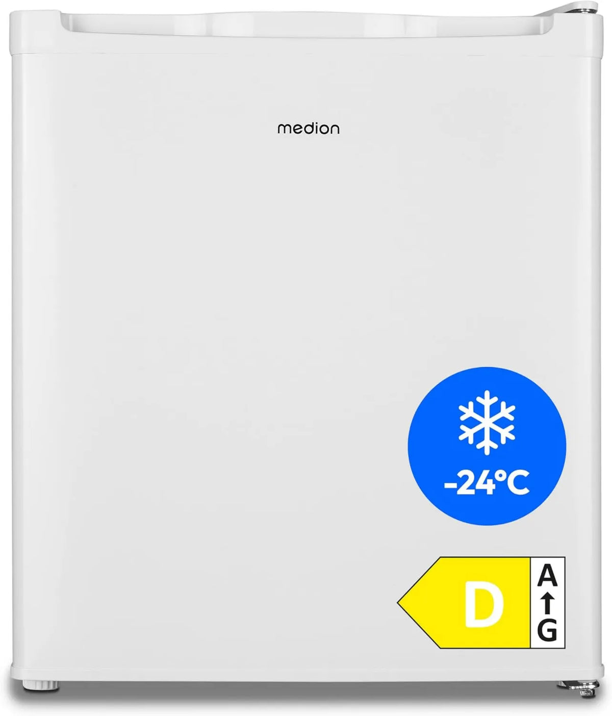MEDION zamrażarka, MD37675, 33 l, wbudowany, uchwyt wpuszczony, wysokość 51 cm, 4-gwiazdkowa ocena, Mini