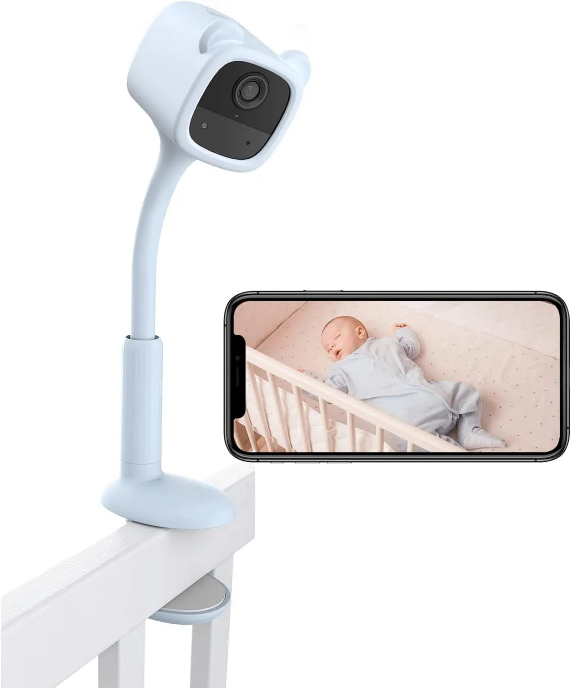EZVIZ, BM1 niebieski, BABYPHONE niebieski, monitor wideo dla dziecka