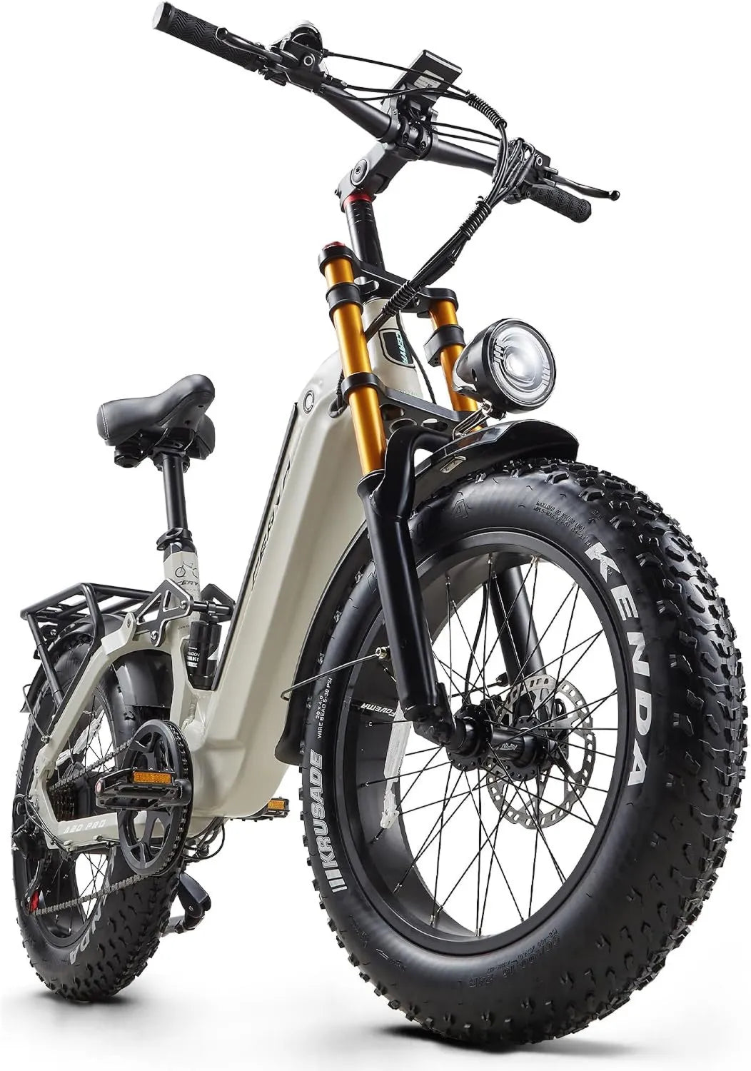 Rower elektryczny, 20 Ah, 20 Cali, 93 cm, Rower Elektryczny 20 Cali E-Bike dla dorosłych MTB z Akumulatorem 20 Ah, Podwójnym Zawieszeniem