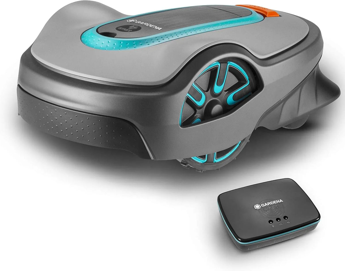Gardena robot koszący, 1000 m², 60 min, Zestaw Smart Sileno Life: Robot do kosiarek do trawy do 1000 m², sterowany za pomocą aplikacji Smart App