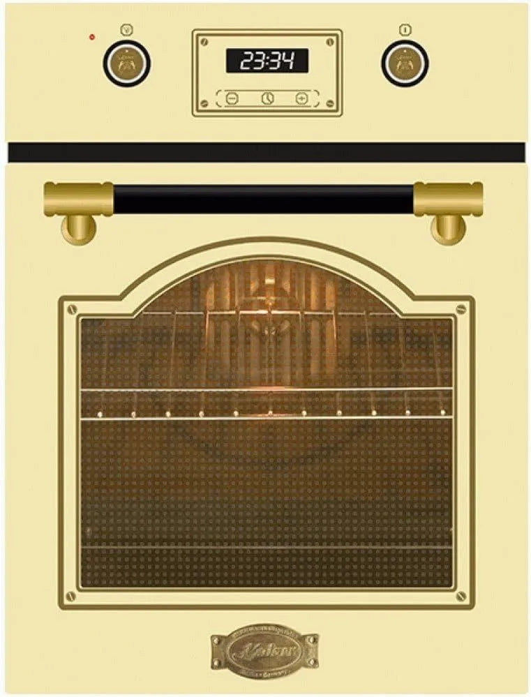 EH 4796 piekarnik elektryczny, 45 cm, uchwyt teleskopowy, Kaiser Küchengeräte piekarnik do zabudowy » ElfAD«, retro piekarnik 45 cm