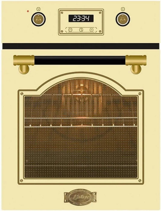 EH 4796 piekarnik elektryczny, 45 cm, uchwyt teleskopowy, Kaiser Küchengeräte piekarnik do zabudowy » ElfAD«, retro piekarnik 45 cm