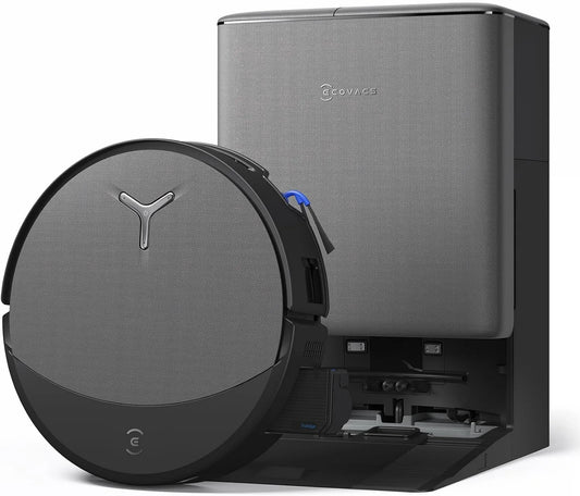 ECOVACS robot sprzątający, Odkurzacz, AIVI 3D T90, Boost, efekt 3D, czarny, świeży przepływ, TruePass 4WD, OZMO Roller 3, TruEdge 3, Agent YIKO
