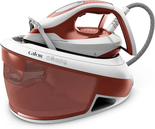 Calor generator pary, 120 g / min 420 g / min Durilium Insole AirGlide, Express moc Central para Tank 1.8 l, 3 bar, Szybkie prasowanie z przepływem 120 g / min 120 g/min 420 g/min