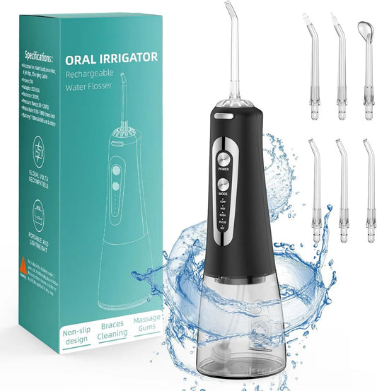 Bilitase, Elektryczny hydropuls dentystyczny bezprzewodowy, 5 trybów i 300 ml
