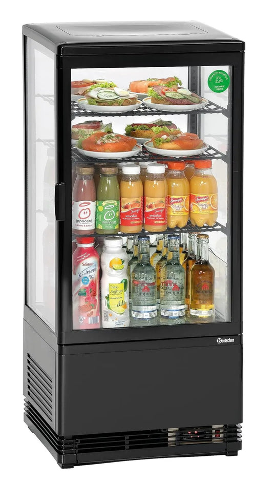Bartscher lodówka, Szkło chłodzone, 98 l, 78 l, 78 lub 98 l - - - 78 l