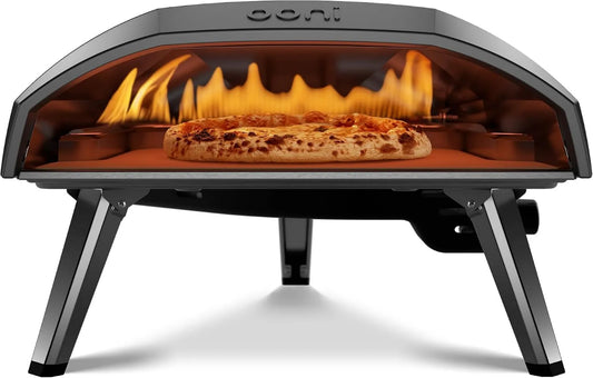 Ooni piec do pizzy, Piec elektryczny do pizzy, 40 cm, przenośny, prawdziwa pizza na kamieniu 60 sek, 500°C Szybki podgrzewacz, Duża powierzchnia do gotowania 40 cm