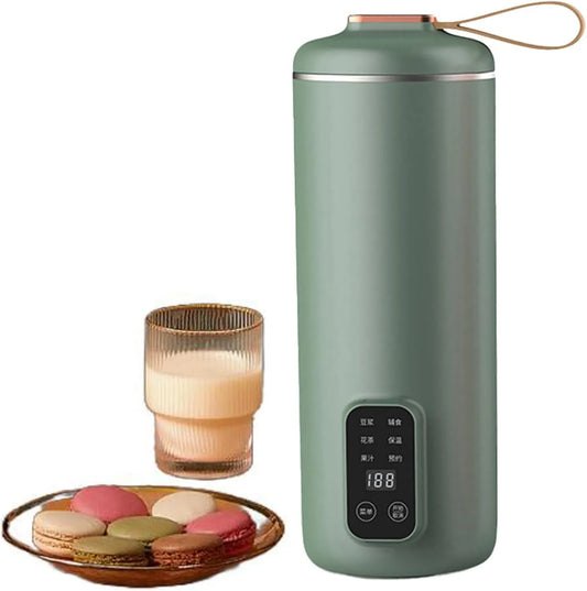 XoTiq blender kielichowy, maszyna do mleka, przenośne, maszyny do mleka roślinnego i mleka orzechowego, 400 ml, do domowego mleka roślinnego