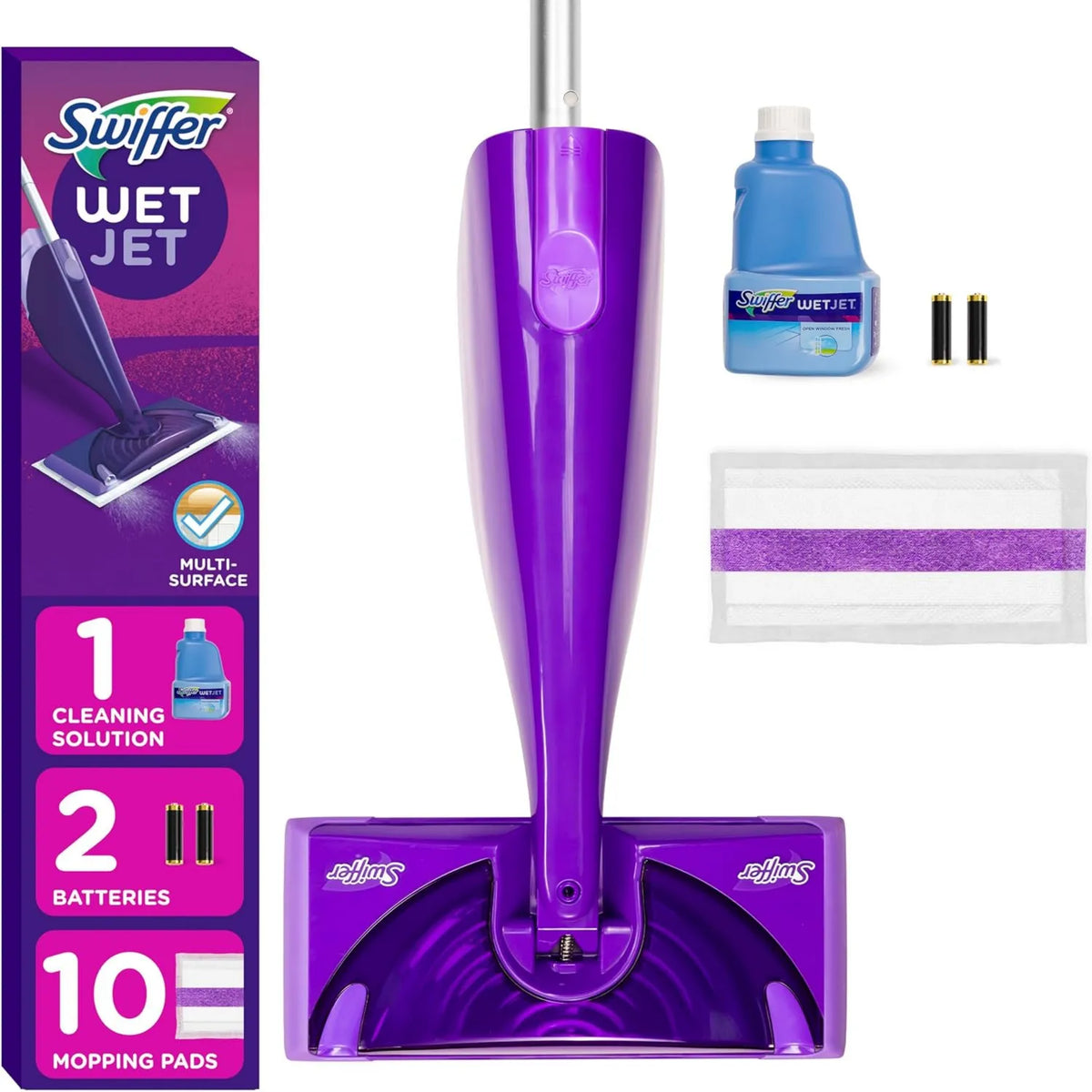 Swiffer, Elektryczny odkurzacz podłogowy, do czyszczenia drewna, do czyszczenia podłogi i do czyszczenia twardego drewna