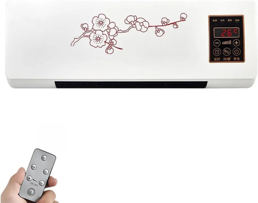 Generic, Produkt Cichy chłodzenie ścianki z pilotem, 1800 W przenośny Mini Split AC Ogrzewacz, klimat 2 w 1 wydajny