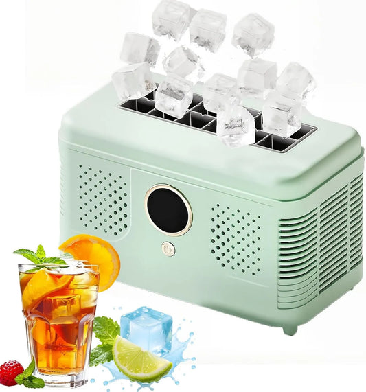 Generic kostkarka do lodu, 150 W, 12 V, przenośne, kemping, wykonane 12 kostek w 15 do 20 minut do domu, 150 W z podwójną mocą 12 V / AC