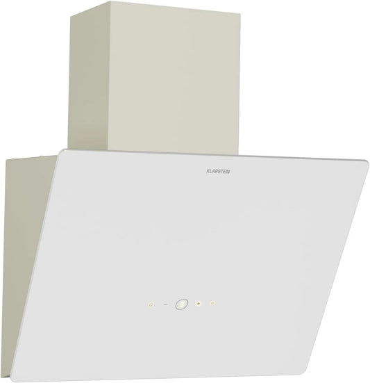 KLARSTEIN okap kuchenny, 50 cm, 336 m3 / h, 50 dB, oświetlenie LED, dotyk, tłumik, kompaktowy i mocny, A + + Energia, Polecenie m3/h