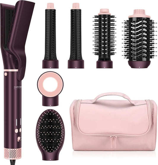 PARWIN PRO BEAUTY, Prostownica do włosów, styler powietrza 7 w 1 MaxAIR 2, 110 000 obr./min suszarka do włosów, 0 automatyczne lokowanie żelaza podwójne napięcie